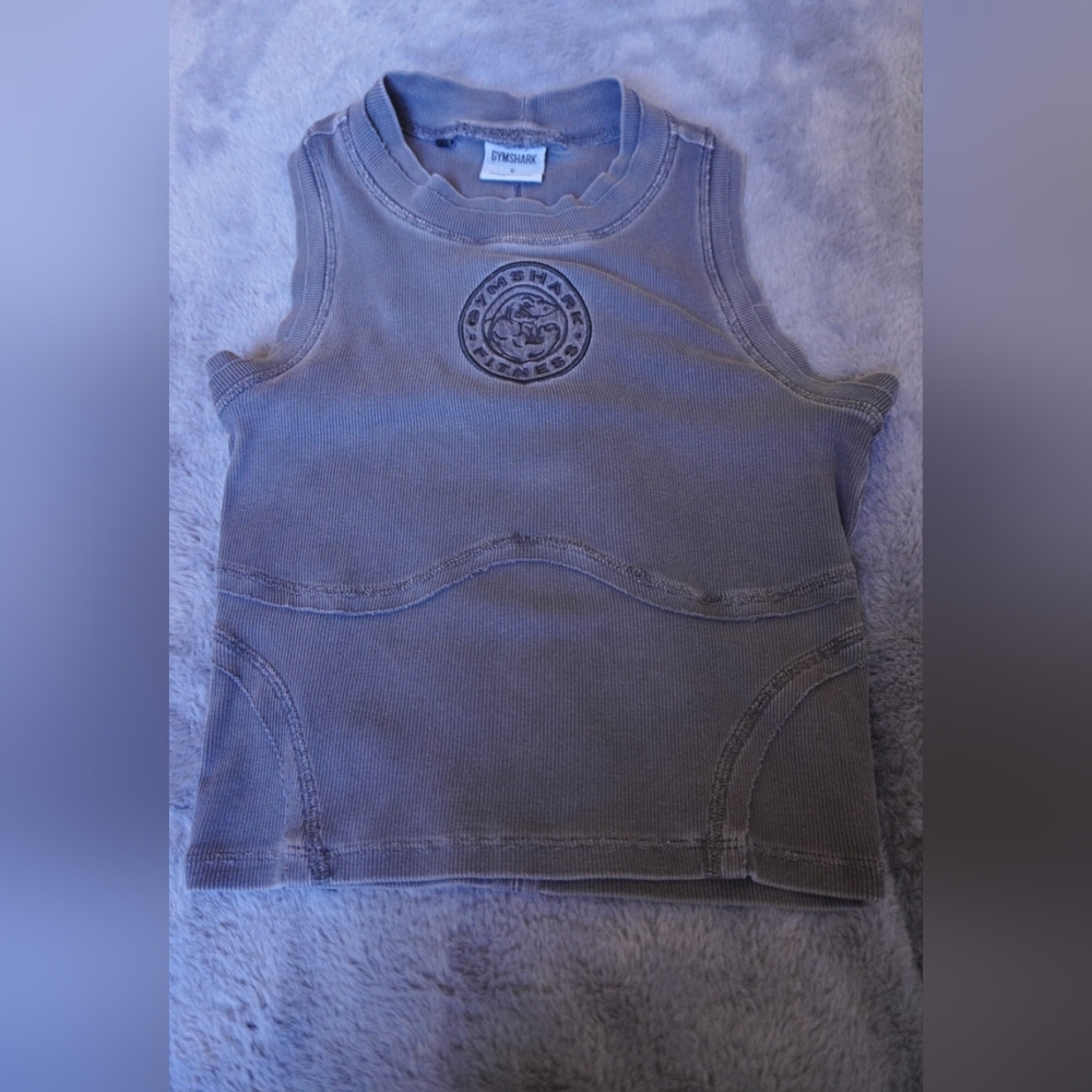 Gray Tank Top with Logo